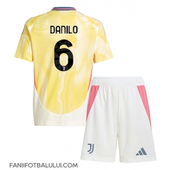 Juventus Danilo Luiz #6 Echipament de Fotbal Replică 2024-25 Copii Deplasare (+ Șorturi)